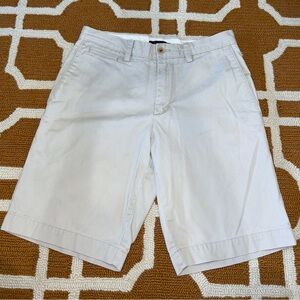 Men’s Banana Republic Shorts 30 Plaid Flat Front Khakis 9” Inseam
